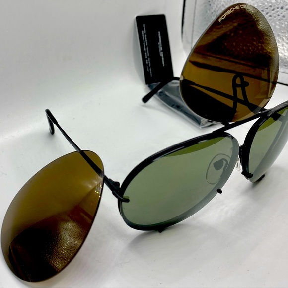 Porsche Design Sunglasses with interchangeable Lenses ‼️ - Picture 14 of 15